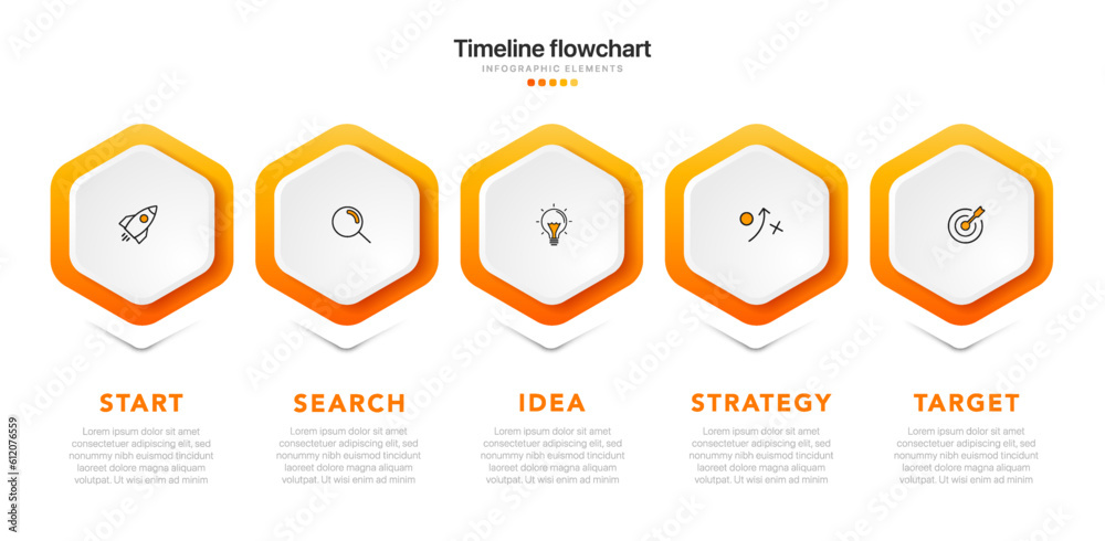 Poster timeline infographic design with options or steps. infographics for business concept. can be used fo