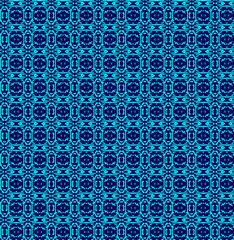Seamless vector texture in the form of an abstract geometric blue pattern