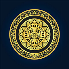 Royal Mandala Design Template