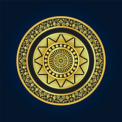 Royal Mandala Design Template