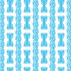 Wedding table design seamless vector pattern on white color background.