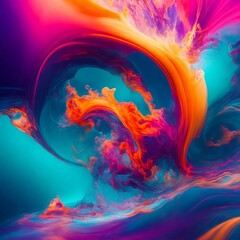 Obraz premium Liquid color background