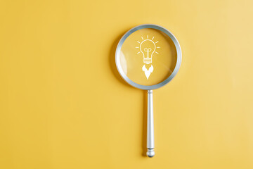 Fast track idea and creative boost concept. Light bulb with rocket icon, Start new business,...