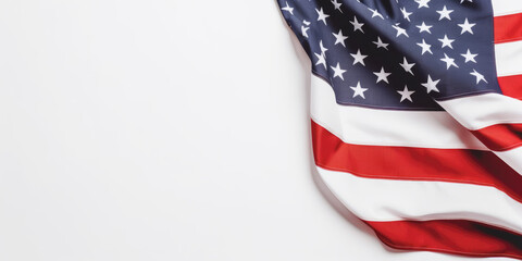 American flag for Memorial Day, 4th of July, Labor Day, Patriot Day. Generative AI.