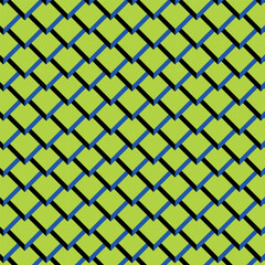green and blue three dimensional seamless geometric pattern background