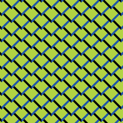 green and blue three dimensional seamless geometric pattern background