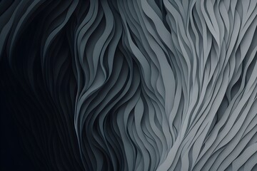 Colorful Modern Curvy Waves Background: Unobtrusive Illustration in Dark Slate Gray, Ash Gray, and Dark Gray
