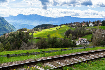 A track of the dolomite railroad