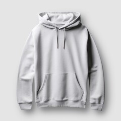 light grey jacket isolated on white background grey hoodie sweatshirt clothing fashion east to cut out