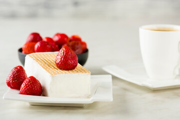 ice cream in the form of a sandwich