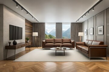 Fototapeta premium modern living room