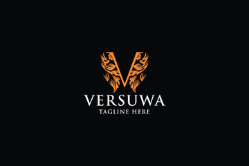 Versuwa Letter V Pro Logo Template
