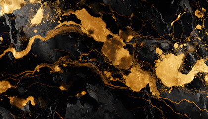 marble background gold and black
