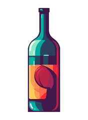 wine bottle symbolizes celebration and winemaking