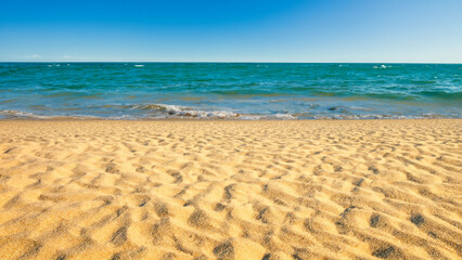 Fototapeta na wymiar sea and sand summer season