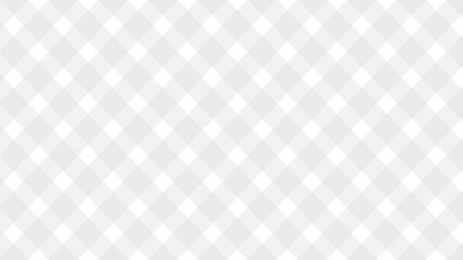 Fototapeta premium Diagonal grey checkered on the white background