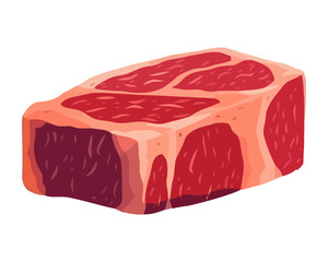 Fresh pork slice, healthy meal