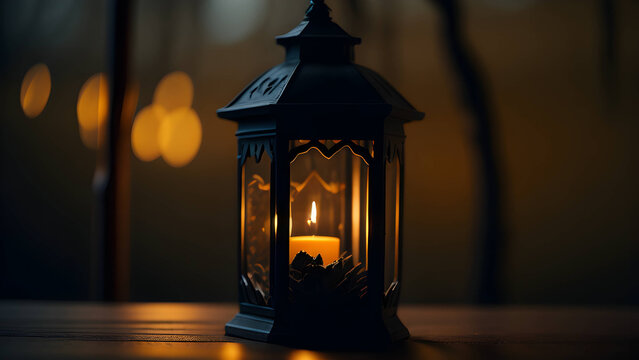 old lantern  - generated by ai