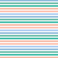 Striped seamless pattern with pink blue green horizontal line. Fashion graphics design for t-shirt, apparel and other print production. Strict graphic background. Retro style.
