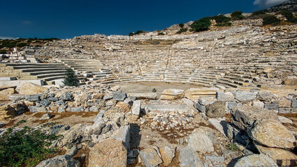 Ruin of ancient city of Knidos. Turkey.