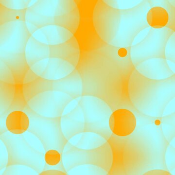 Animation - Multi kaleidoscope with 201 frames of Yellow and Blue circular shapes