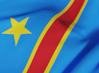 Flag of the Democratic Republic of the Congo