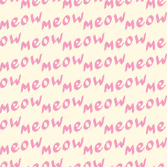 quote meow pattern. Funny quote pattern