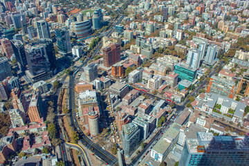 ruas de Santiago do Chile cordilheira dos andes