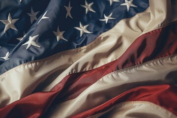 Fototapeta premium USA flag background. Generative AI