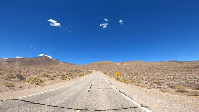 Hwy 168 03 Patriarch Grove Driving POV California