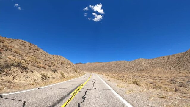 Hwy 168 06 Patriarch Grove Driving POV California