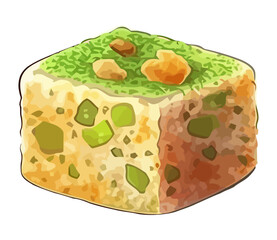 A gourmet meal with fresh nuts