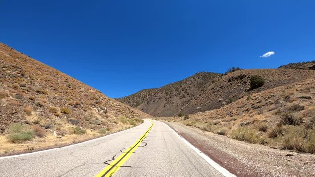 Hwy 168 12 Patriarch Grove Driving POV California