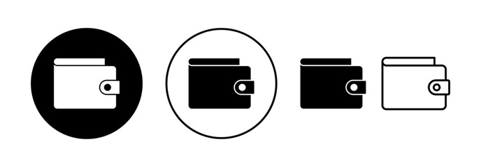 Wallet icon vector for web and mobile app. wallet sign and symbol