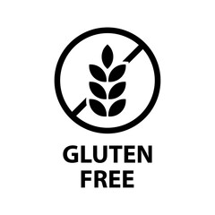 Gluten free label icon