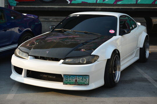 Nissan silvia at Sneaky mods car meet in Paranaque, Philippines