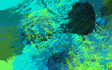 Abstract grunge texture splash paint wall colorful background vector