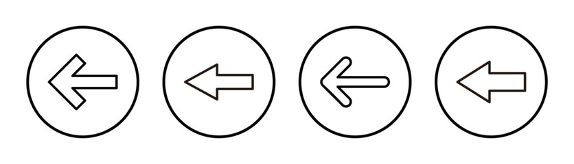 Arrow icon set illustration. Arrow sign and symbol for web design.