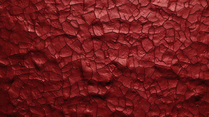 Empty old wall background. Red grunge background with copy space. Generative AI