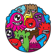 Monster Sketch Doodles