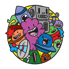 Monster Sketch Doodles