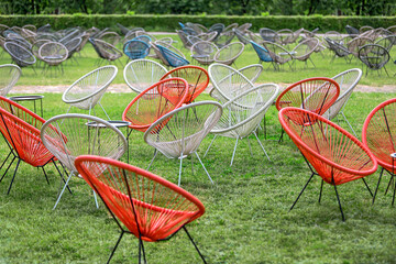 chairs in the park