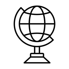 Globe Stand Icon