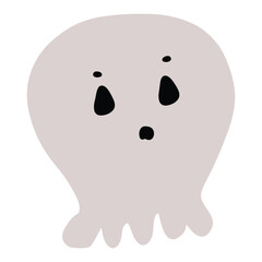 halloween pumpkin vector, hand drawing, cute cartoon face pumpkins with organge color and doodles.