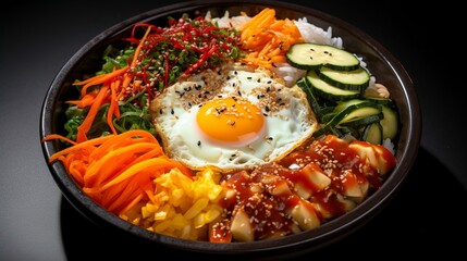 Kimchi Bibimbap: Colorful and Nutritious Delight