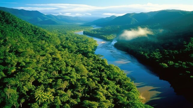 Amazon Rainforest Brazil  South America