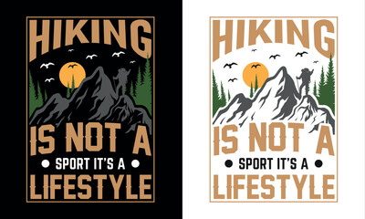 The Custom Hiking T-shirt Design