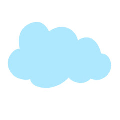 Blue Cloud Cartoon illustration