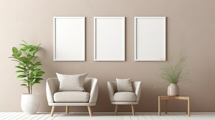 Obraz na płótnie Canvas advertisement board as empty blank white