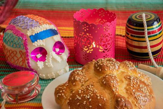 Ofrenda de d&iacute;a de muertos
